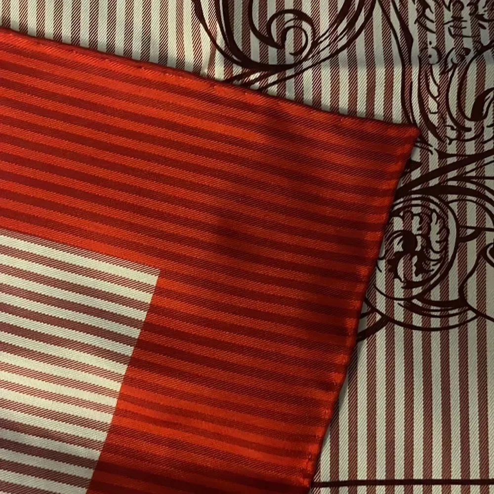 Hermes Bridges de Galla Large Silk Scarf‎